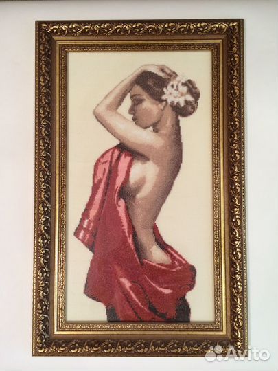 Картина вышитая крестиком 