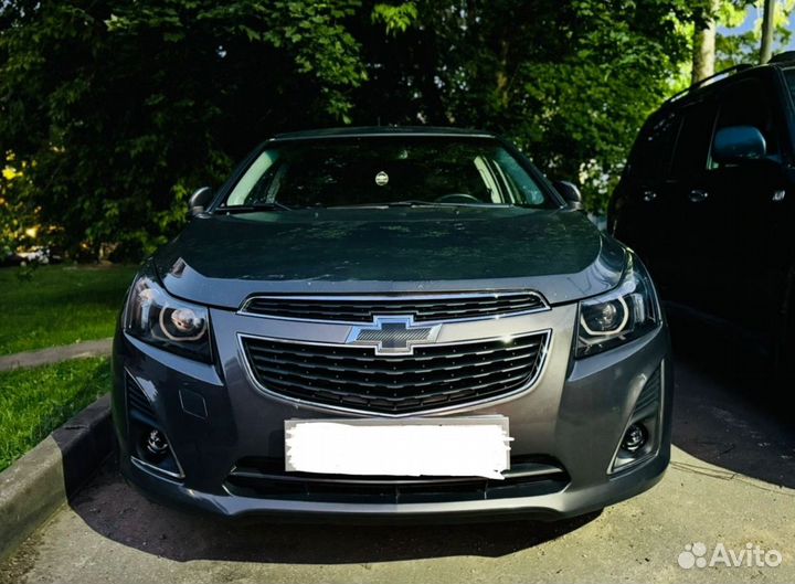 Bi-Led птф линзы на Chevrolet Cruze+кастом. крепеж