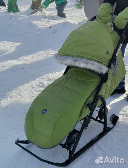 Детские санки коляска бу