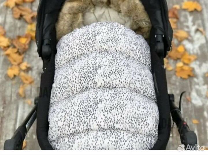 Зимний конверт в коляску elodie details