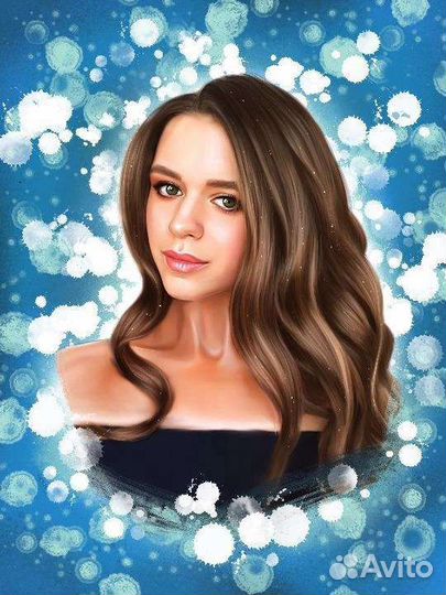 Портрет на холсте по фото