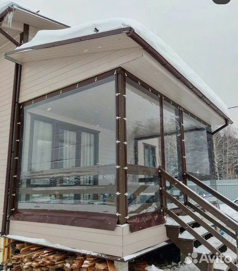 Мягкие окна для террас и беседок