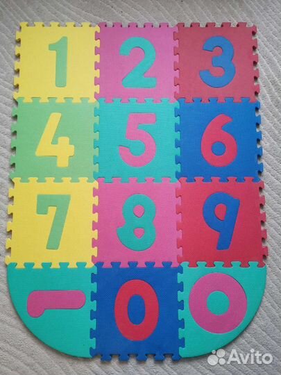 Ковер - пазл мягкий