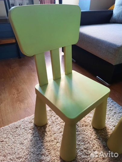 Стол и 2 стула Икеа Маммут