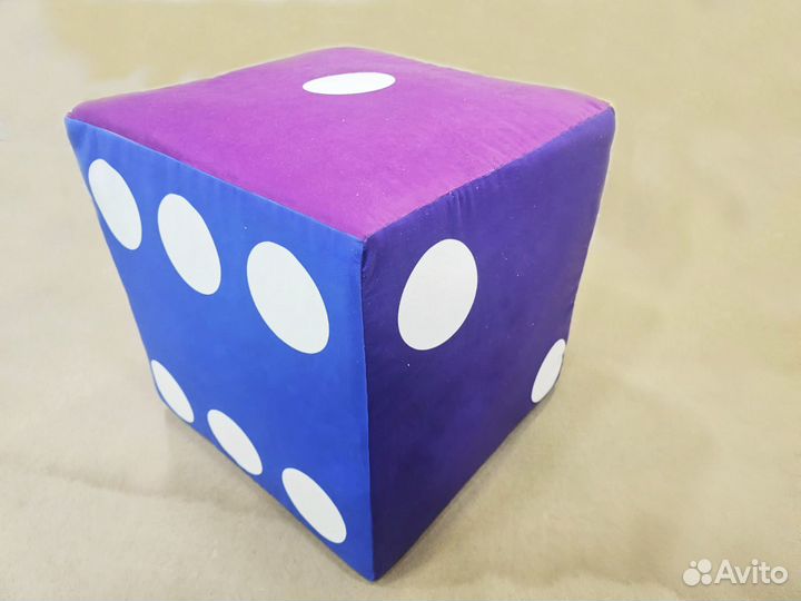 Большой куб игральный куб кубик кости поролон