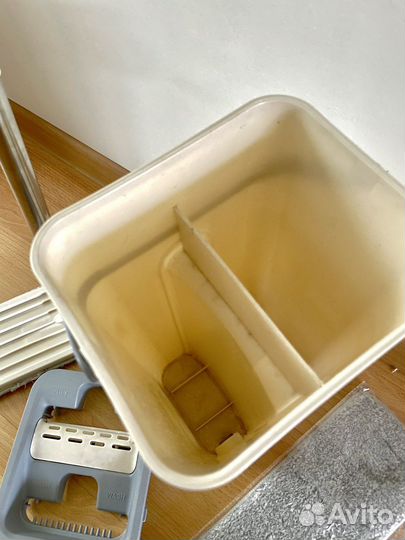 Швабра с ведром и отжимом бу