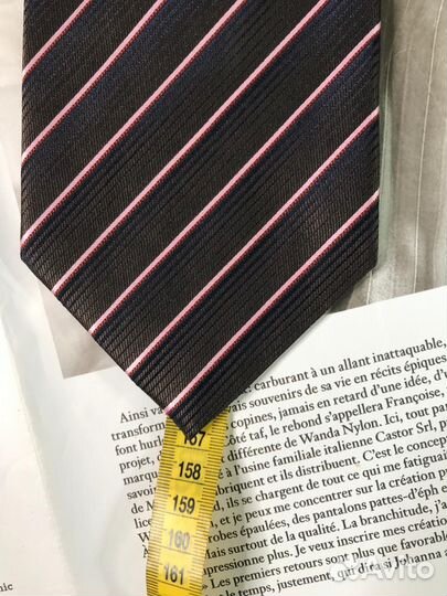 Галстук красновато коричневый Италия