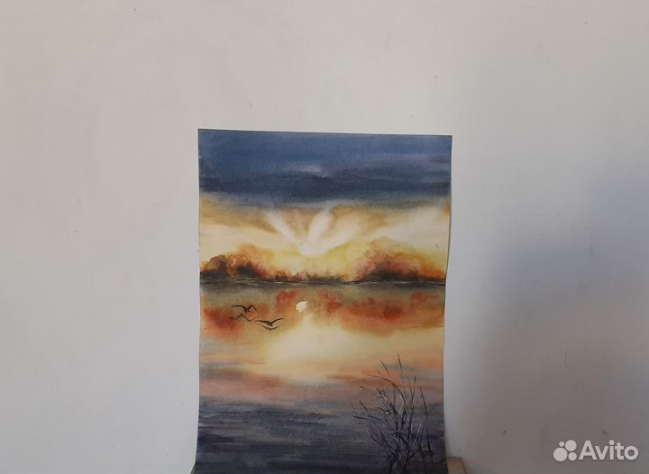 Картина акварелью: 