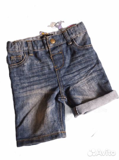Шорты джинсовые размер 98