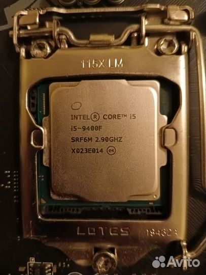 Материнская плата с процессором i5 9400f