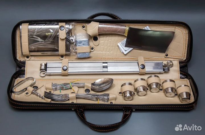 Набор шампуров, подарочный,Пикник 4