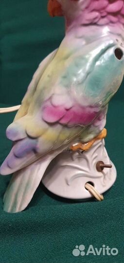 Светильник Ночник. попугай. гдр. рабочий