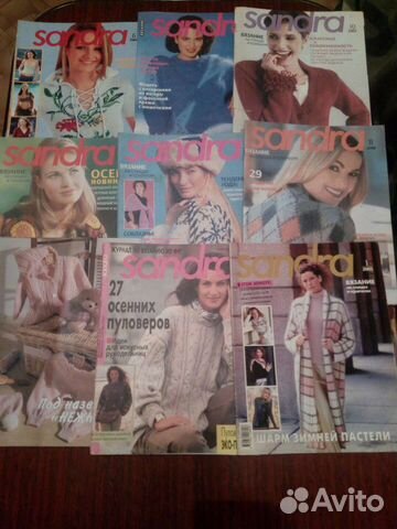 Журналы по вязанию спицами и крючком разные