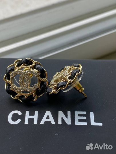 Серьги Chanel оригинал