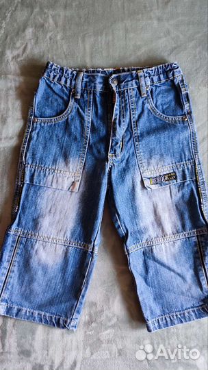 Костюм на мальчика 122 джинсовый