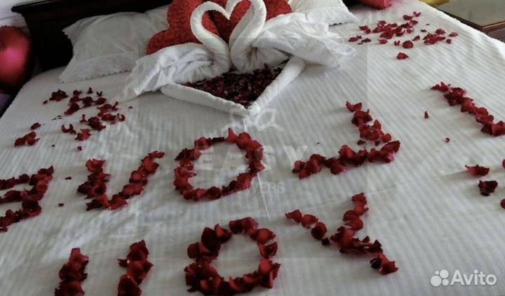 Лепестки роз