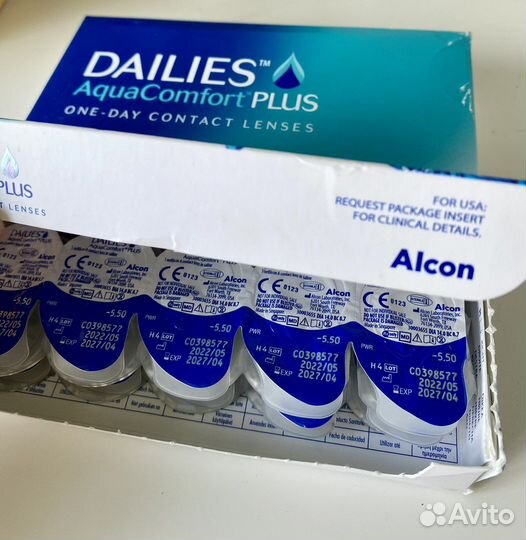 Контактные линзы Alcon Dailies Acua R 8,7, D -5,5