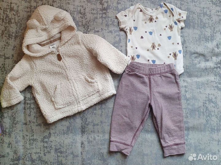 Пакет фирменных вещей Carters на мальчика р.68