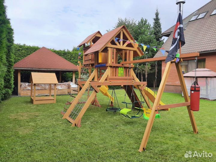 Детская площадка для всей семьи Савушка Люкс 14