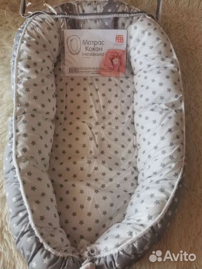 Матрас кокон-гнездышко для новорожденных