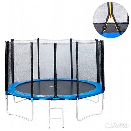 Батут с защитной сеткой