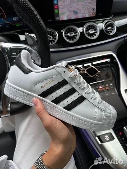 Кроссовки adidas superstar белые