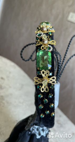 Ободок для волос ручной работы