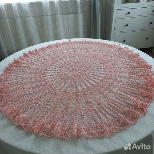 Скатерть вязанная крючком