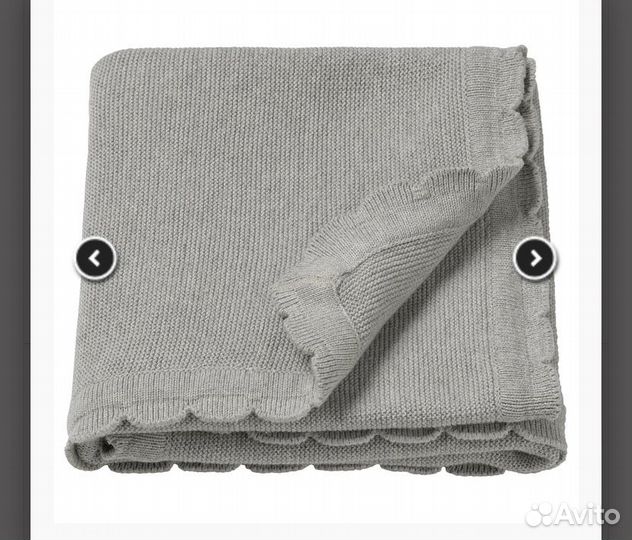 Детский плед икеа лен 70*90