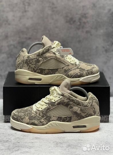 Кроссовки Nike PSG x Air Jordan 5 Low (Арт.16206)