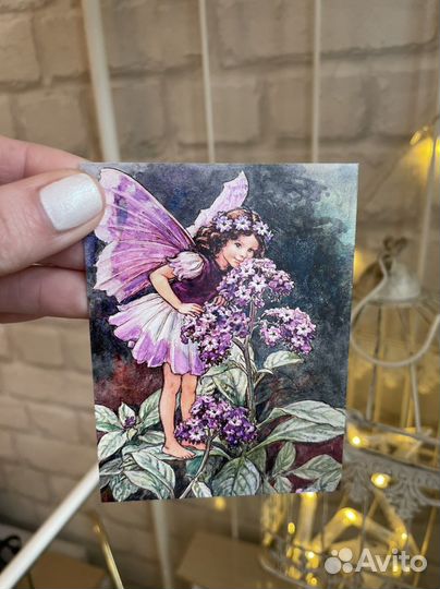Мини-открытки «Феи» новые разные