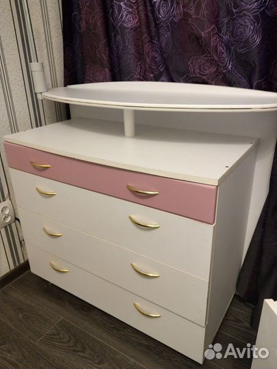 Комод белый бу