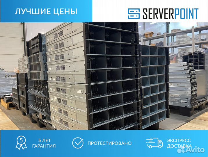 Серверы 1U, 2U, 4U и схд HPE, Dell, Supermicro