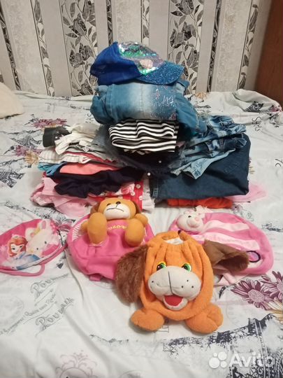 Вещи пакетом на девочку6-7 лет