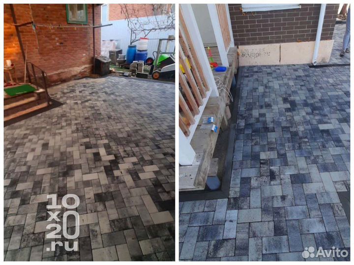 Тротуарная плитка, бордюры, газонная решетка