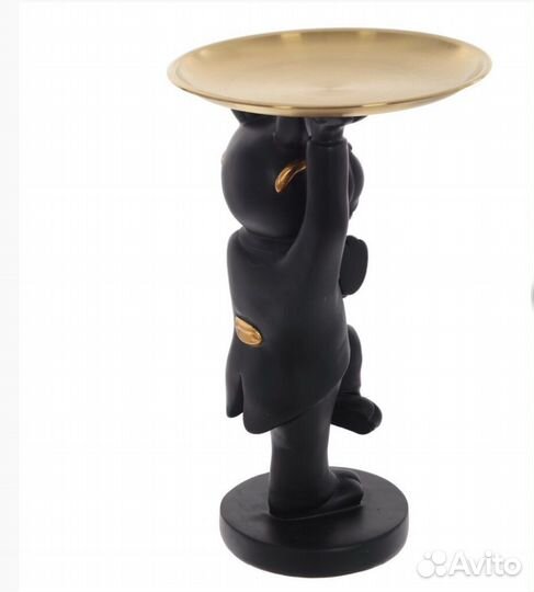 Статуэтка собака с подносом