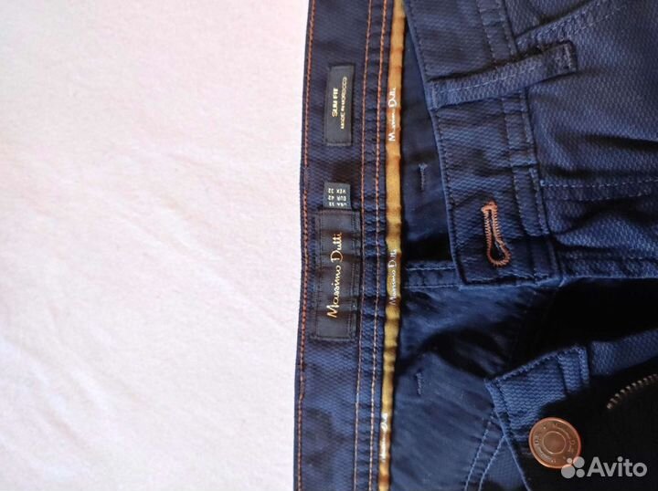 Брюки Massimo Dutti мужские синии 48 размер. Новые