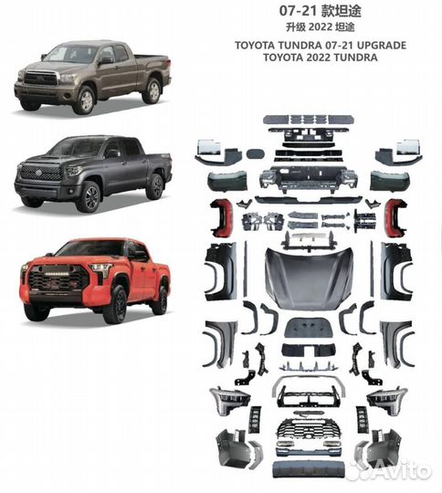 Переделка Toyota Tundra из 2008-2020 в 2021+