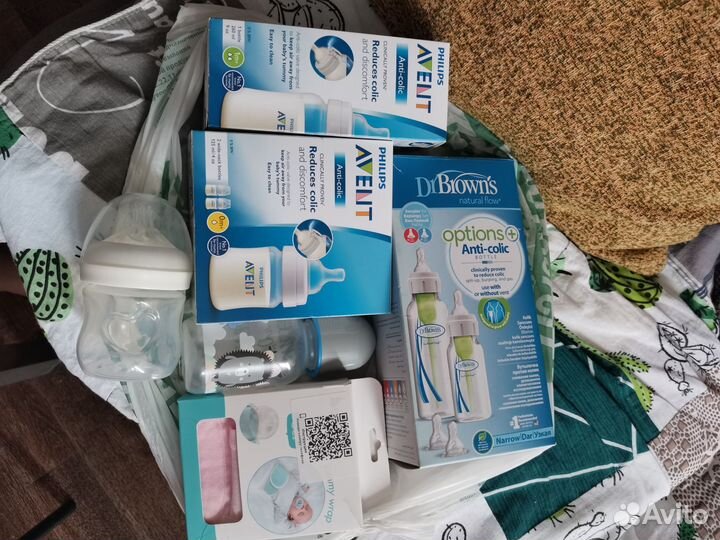 Бутылочки для кормления avent, dr. Brown's