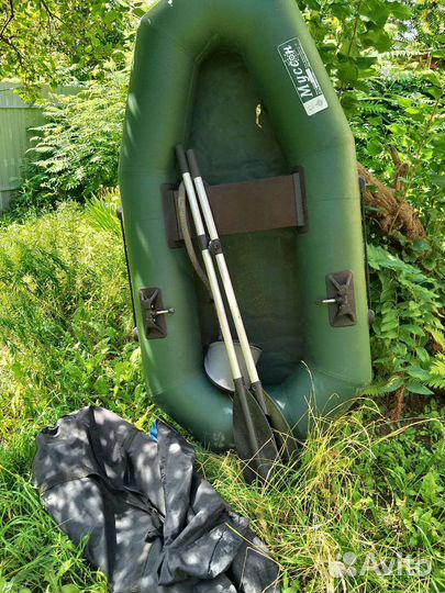 Лодка надувная резиновая весельная бу