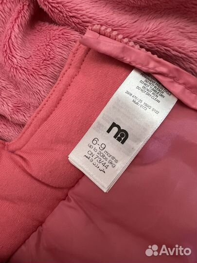 Зимний комбинезон для девочки mothercare 74 80