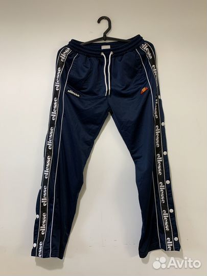 Ellesse оригинал / штаны с лампасами на кнопках