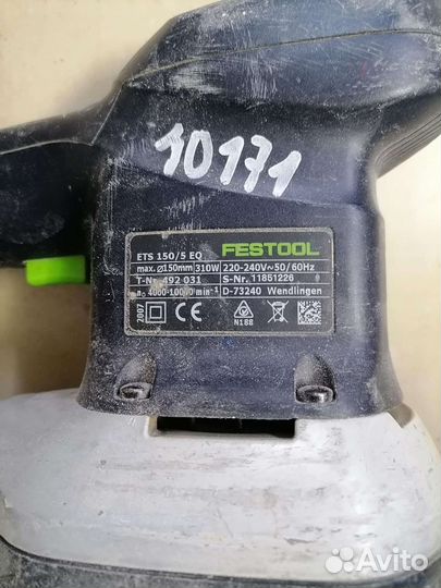 Шлифмашина эксцентриковая festool ETS 150/5 EQ