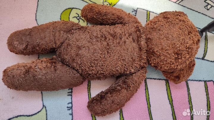 Трогательный плюшевый мишка из СССР 60 см