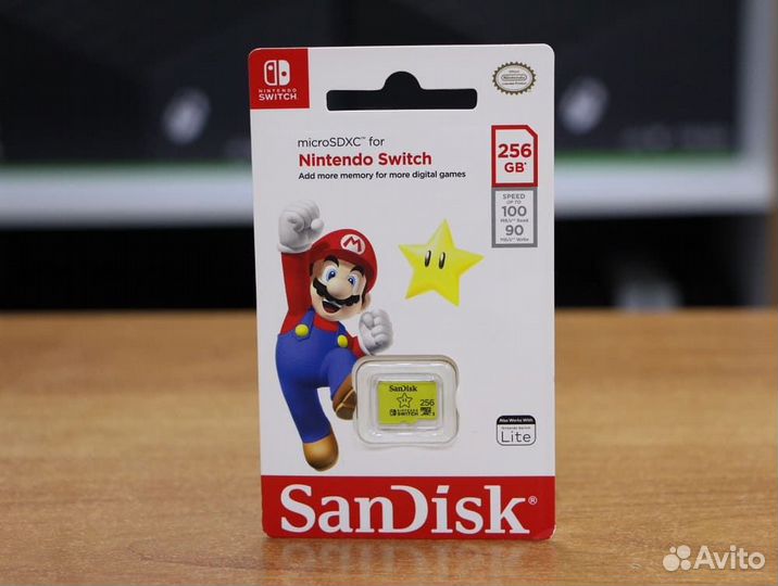Карта памяти MicroSD SanDisk 256GB Class 10 Switch