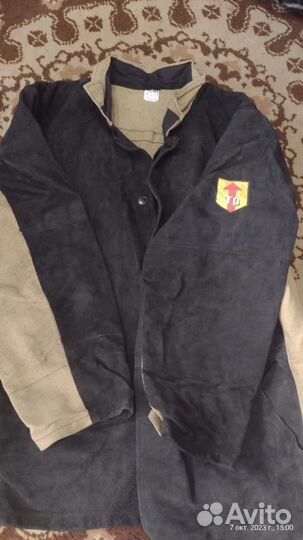 Сварочная куртка замшевая