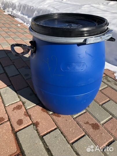 Бочки пластиковые пищевые 260, 60 литров