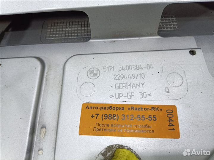 Спойлер двери багажника Bmw X3 E83 2008