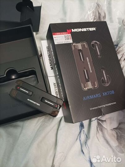 Monster XKT08, с микрофоном и шумоподавлением