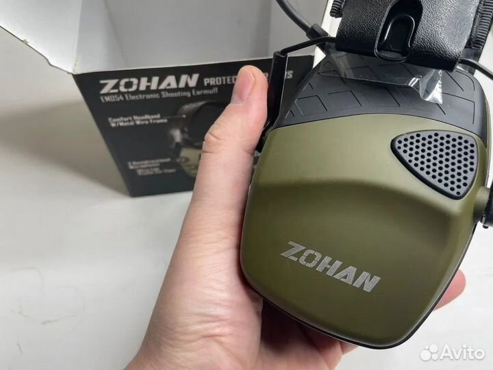 Наушники активные тактические zohan